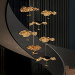 Aureate Cloud Brass Cluster Chandelier - Lamp Outdoor