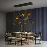 Aureate Cloud Brass Cluster Chandelier - Lamp Outdoor