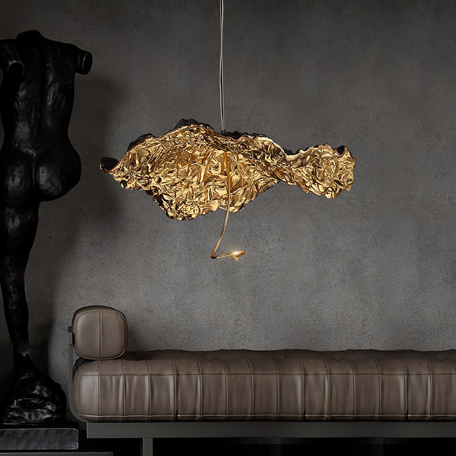 Aureate Cloud Brass Cluster Chandelier - Lamp Outdoor