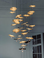 Aureate Cloud Brass Cluster Chandelier - Lamp Outdoor
