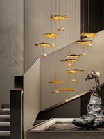 Aureate Cloud Brass Cluster Chandelier - Lamp Outdoor