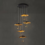 Aureate Cloud Brass Cluster Chandelier - Lamp Outdoor