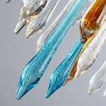 Aurora Chandelier Teardrop Glass Luxe - Lamp Outdoor