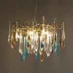 Aurora Chandelier Teardrop Glass Luxe - Lamp Outdoor