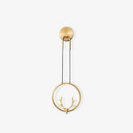 Golden Antler Wall Light - Lamp Outdoor