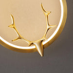 Golden Antler Wall Light - Lamp Outdoor
