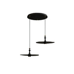 Syrinyra Sculptural Wood Disc Pendant Light - Lamp Outdoor