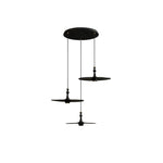 Syrinyra Sculptural Wood Disc Pendant Light - Lamp Outdoor