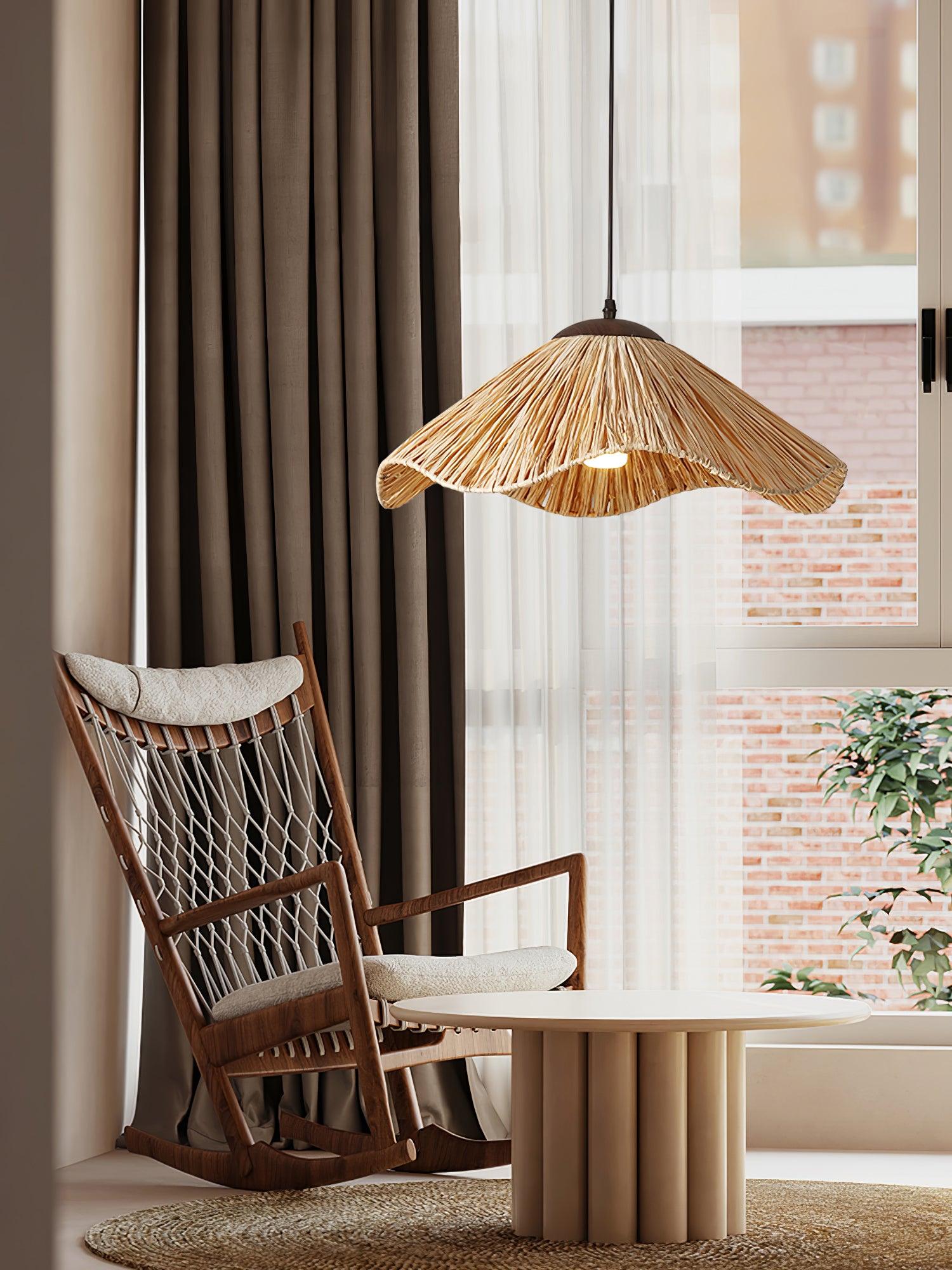 Straw Weaving Pendant Lamp - Lamp Outdoor