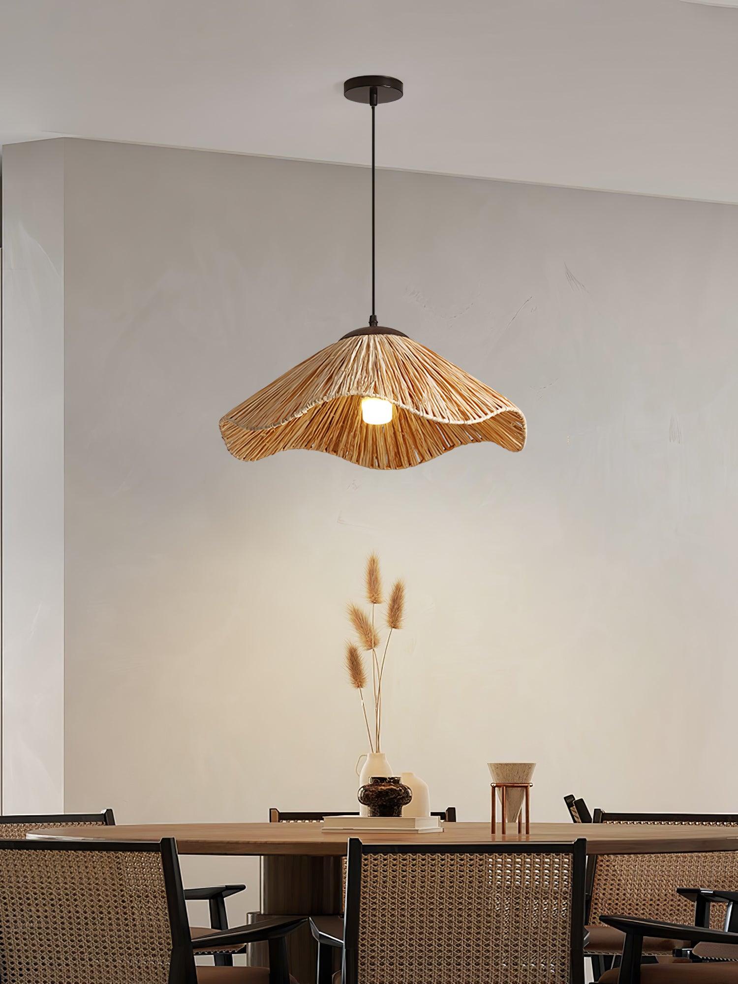 Straw Weaving Pendant Lamp - Lamp Outdoor