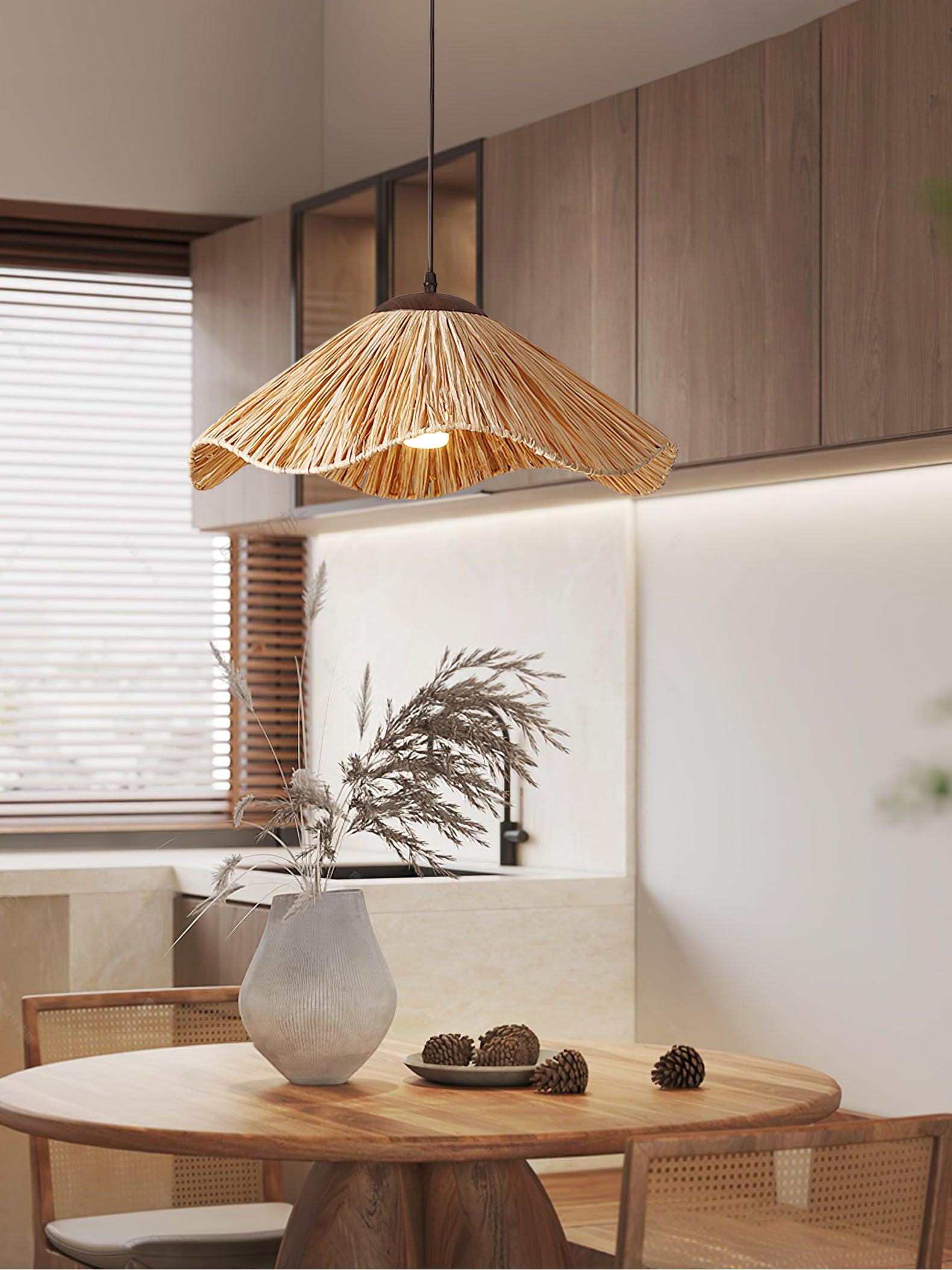 Straw Weaving Pendant Lamp - Lamp Outdoor