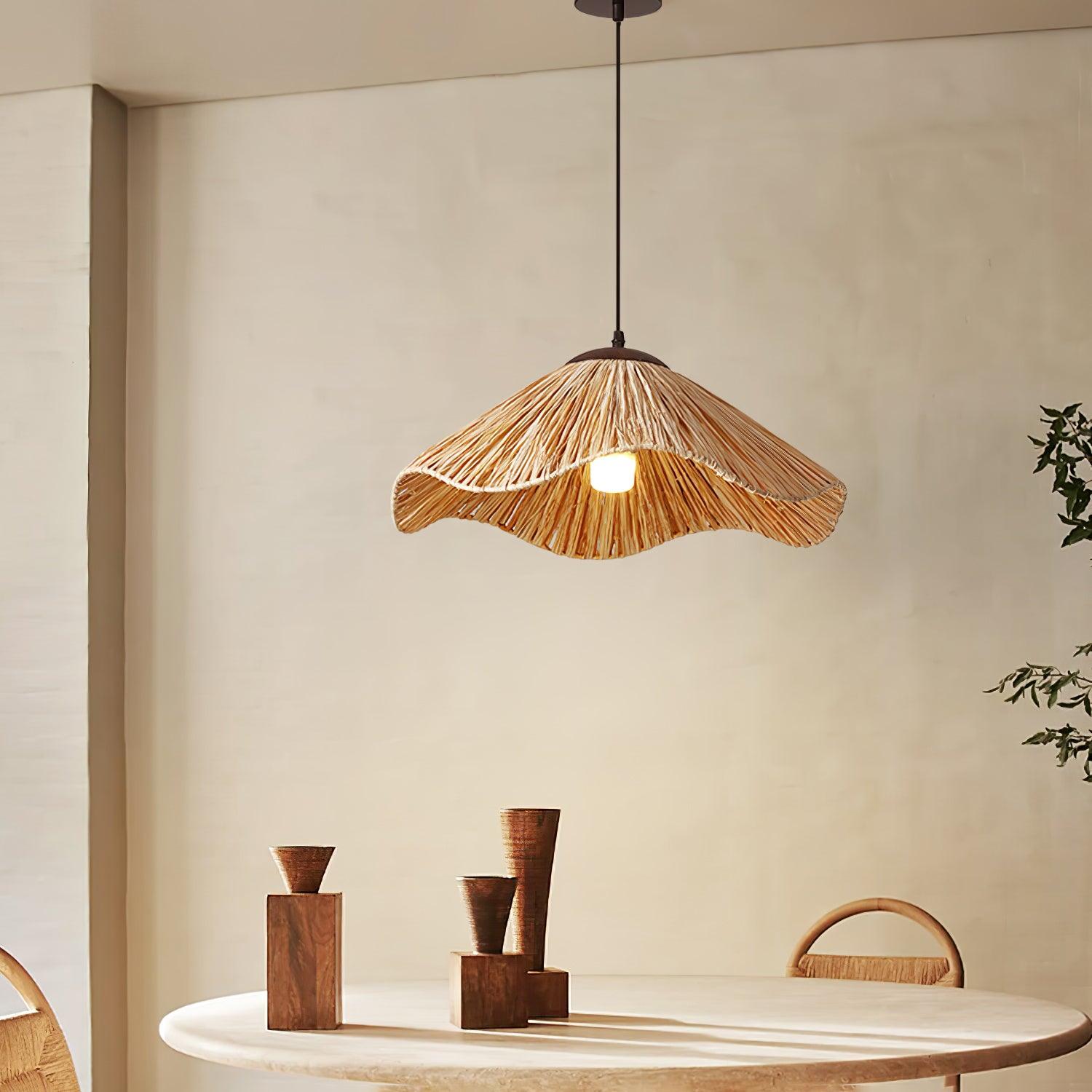 Straw Weaving Pendant Lamp - Lamp Outdoor