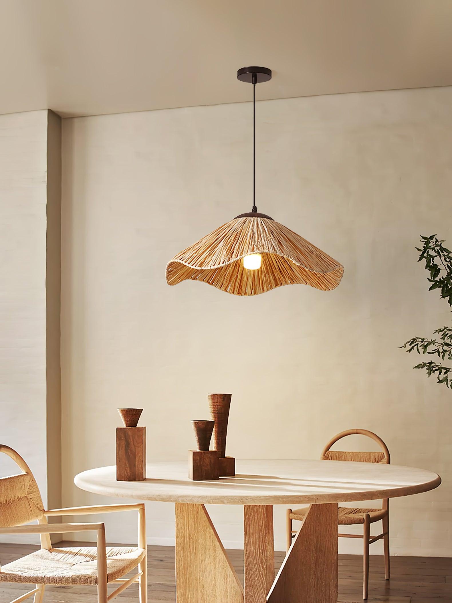 Straw Weaving Pendant Lamp - Lamp Outdoor