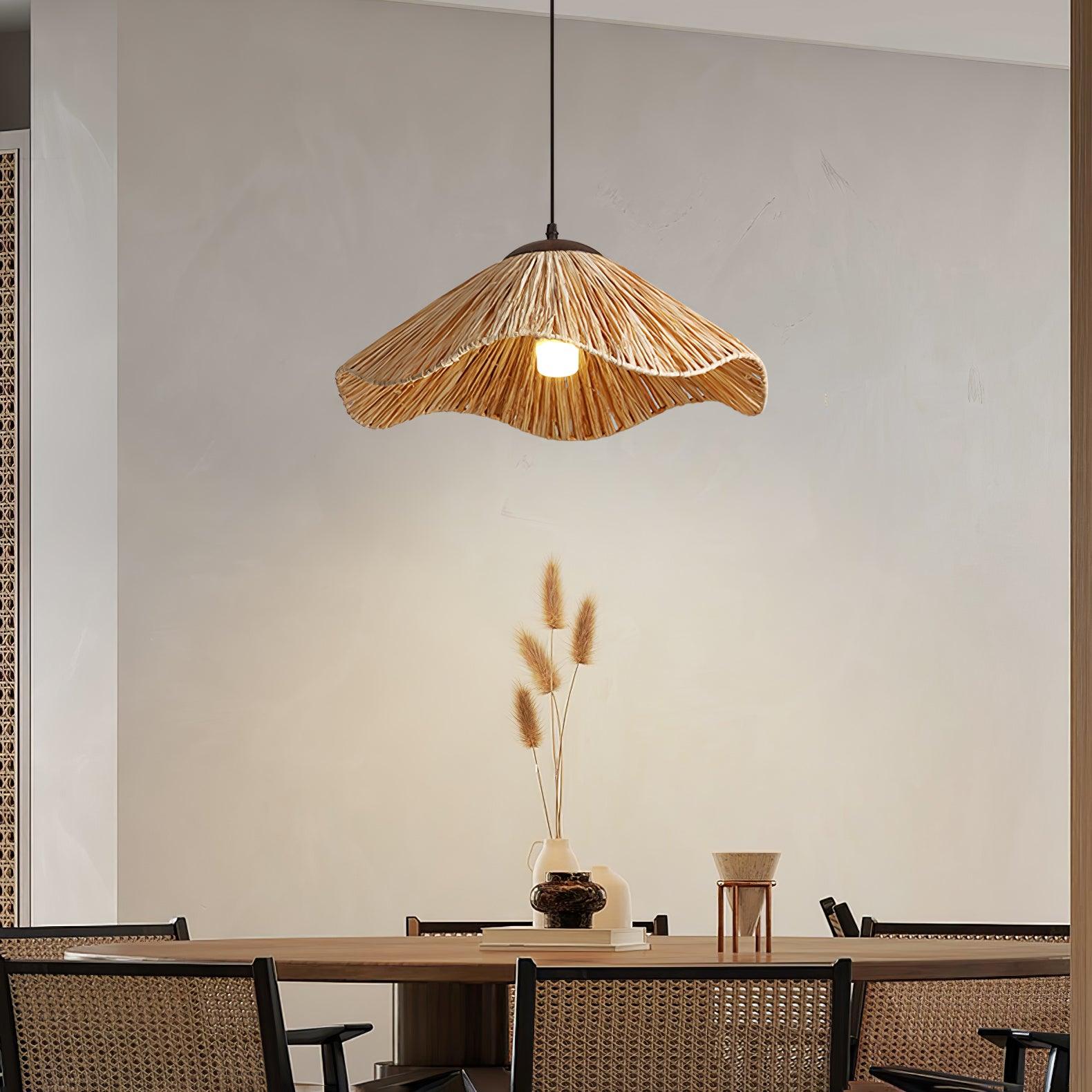 Straw Weaving Pendant Lamp - Lamp Outdoor