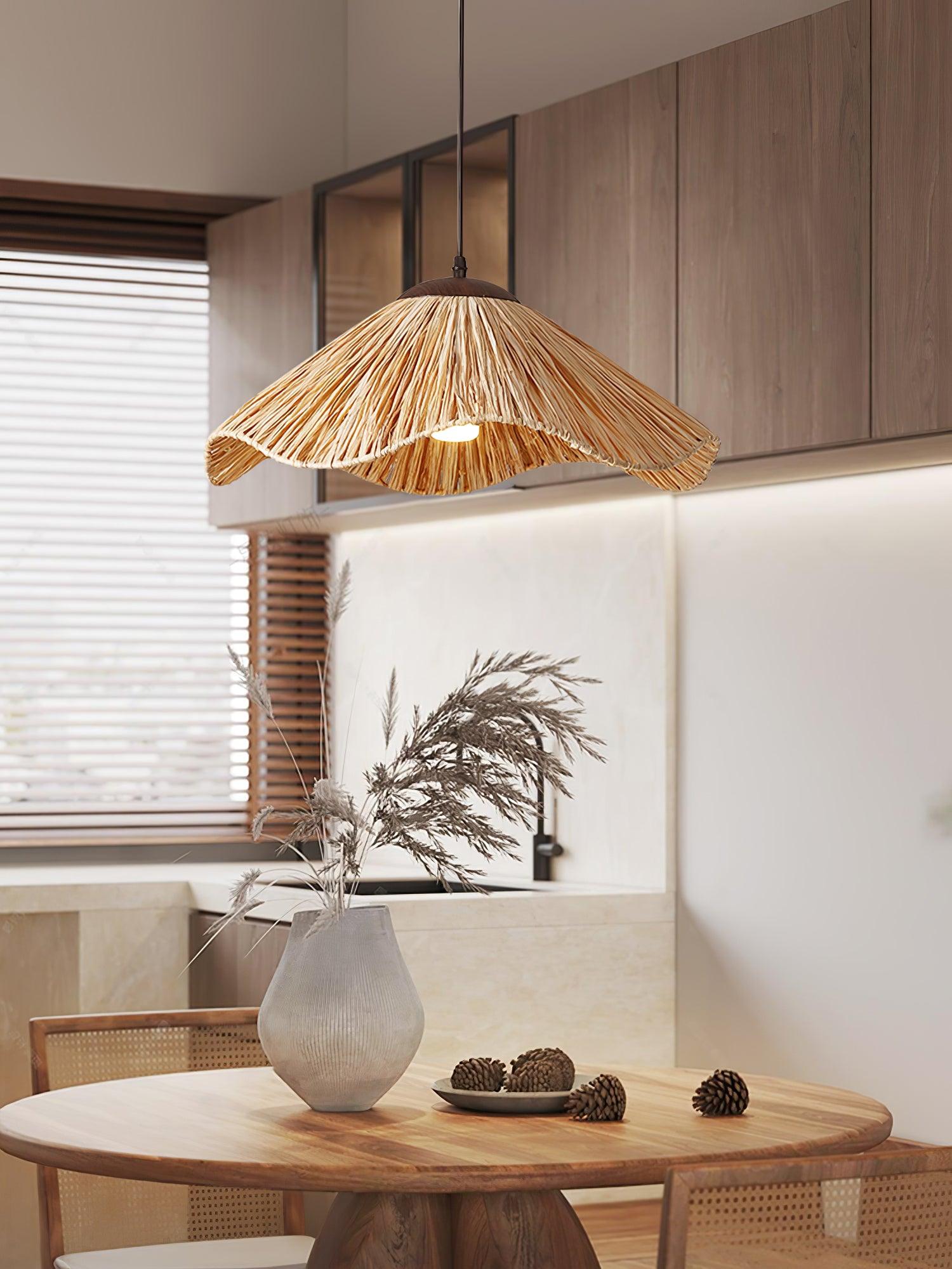 Straw Weaving Pendant Lamp - Lamp Outdoor