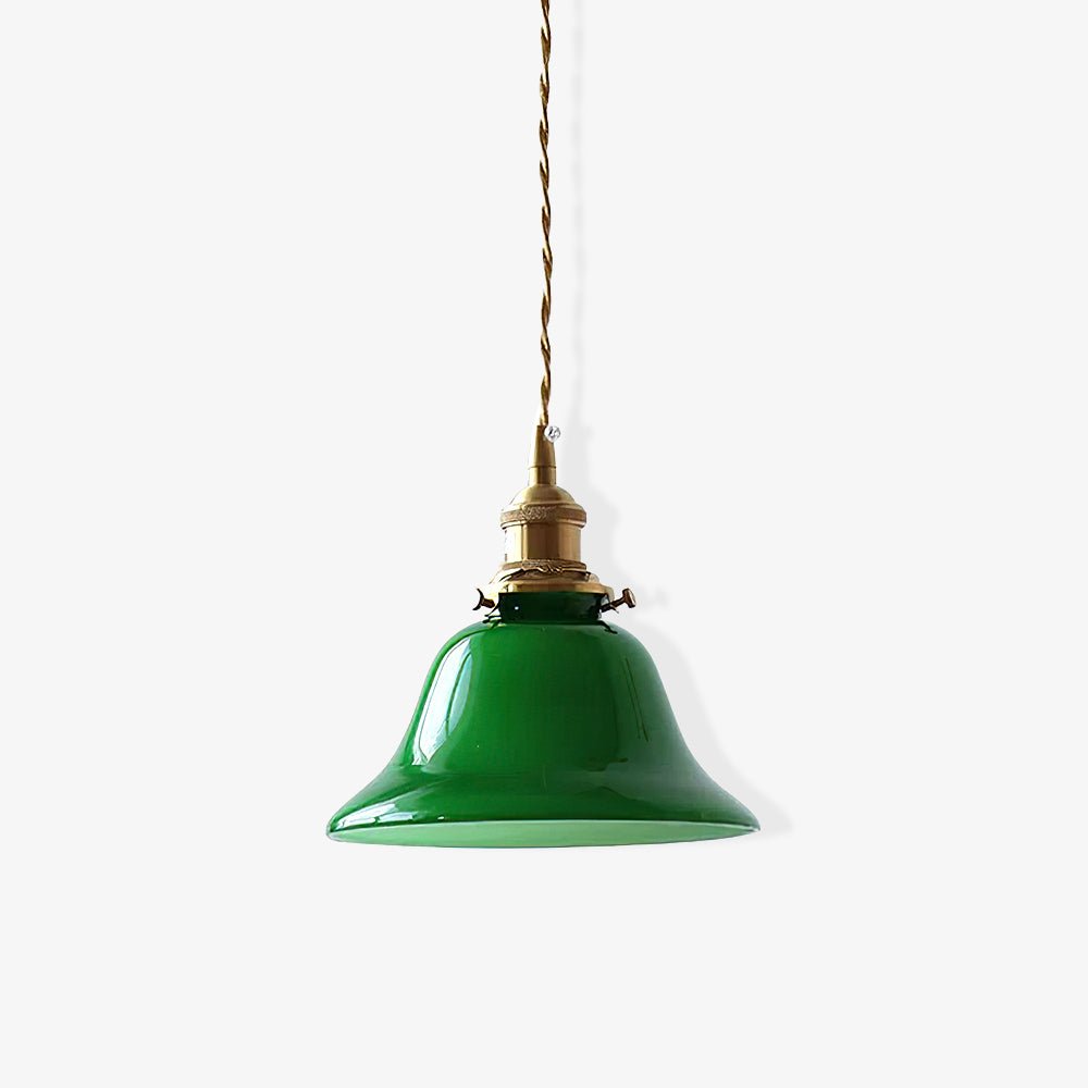 Green Bell Pendant Light - Lamp Outdoor