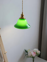 Green Bell Pendant Light - Lamp Outdoor