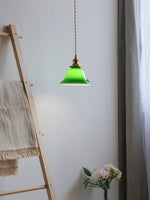 Green Bell Pendant Light - Lamp Outdoor