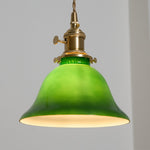 Green Bell Pendant Light - Lamp Outdoor