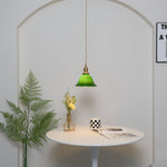 Green Bell Pendant Light - Lamp Outdoor