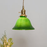 Green Bell Pendant Light - Lamp Outdoor