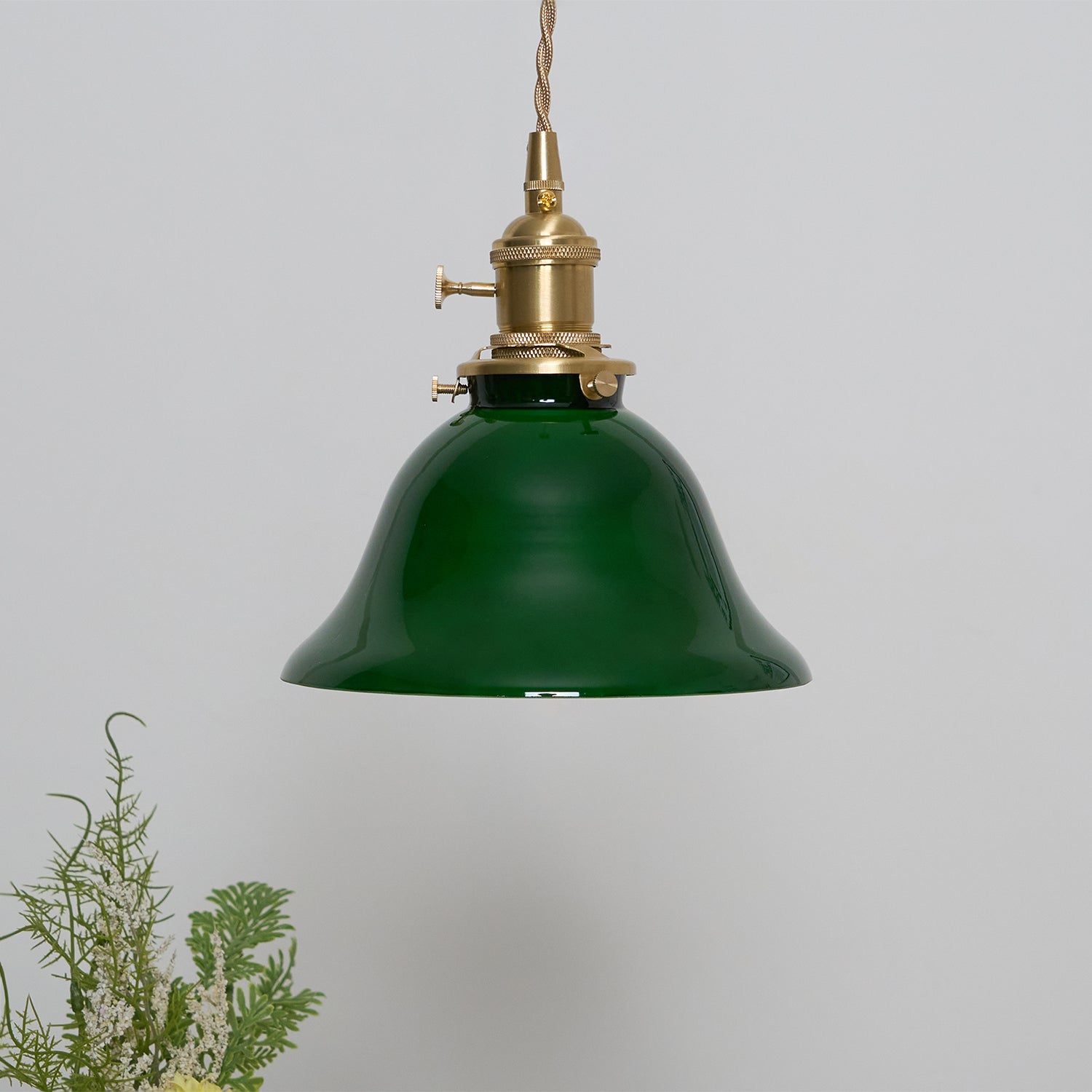 Green Bell Pendant Light - Lamp Outdoor