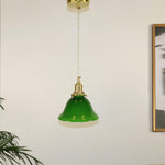 Green Bell Pendant Light - Lamp Outdoor