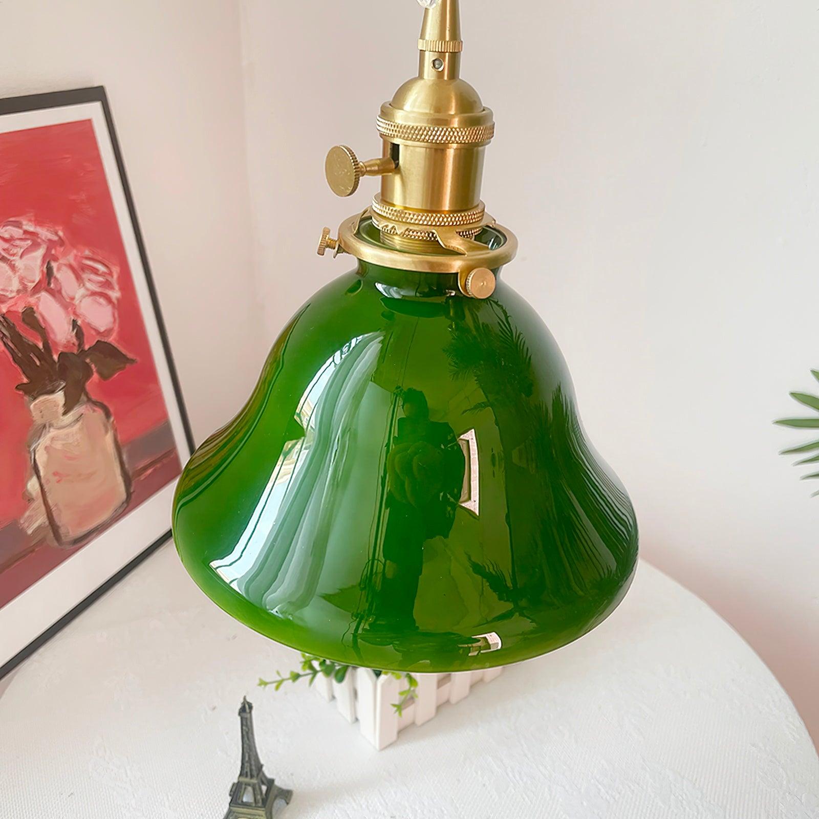 Green Bell Pendant Light - Lamp Outdoor