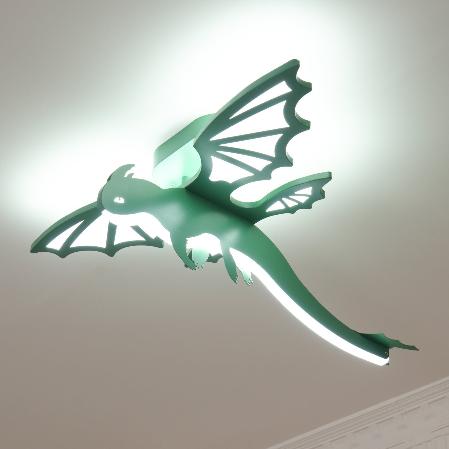Green Dinosaur Ceiling Light - Lamp Outdoor