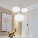 Gregg Stone Shape Glass Pendant Light - Lamp Outdoor