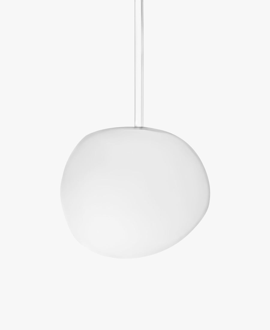 Gregg Stone Shape Glass Pendant Light - Lamp Outdoor