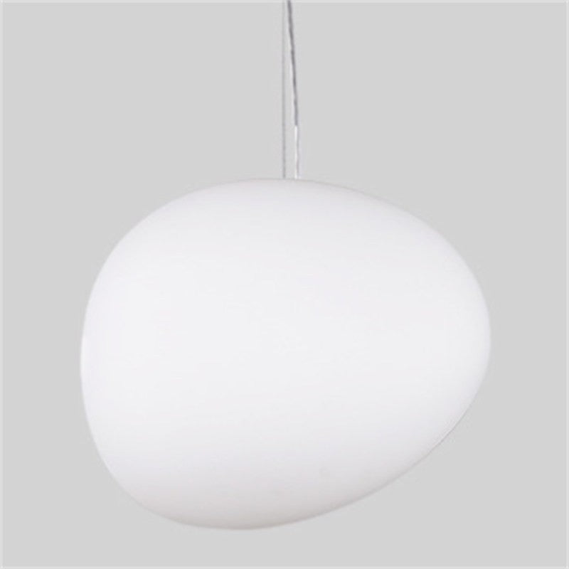 Gregg Stone Shape Glass Pendant Light - Lamp Outdoor