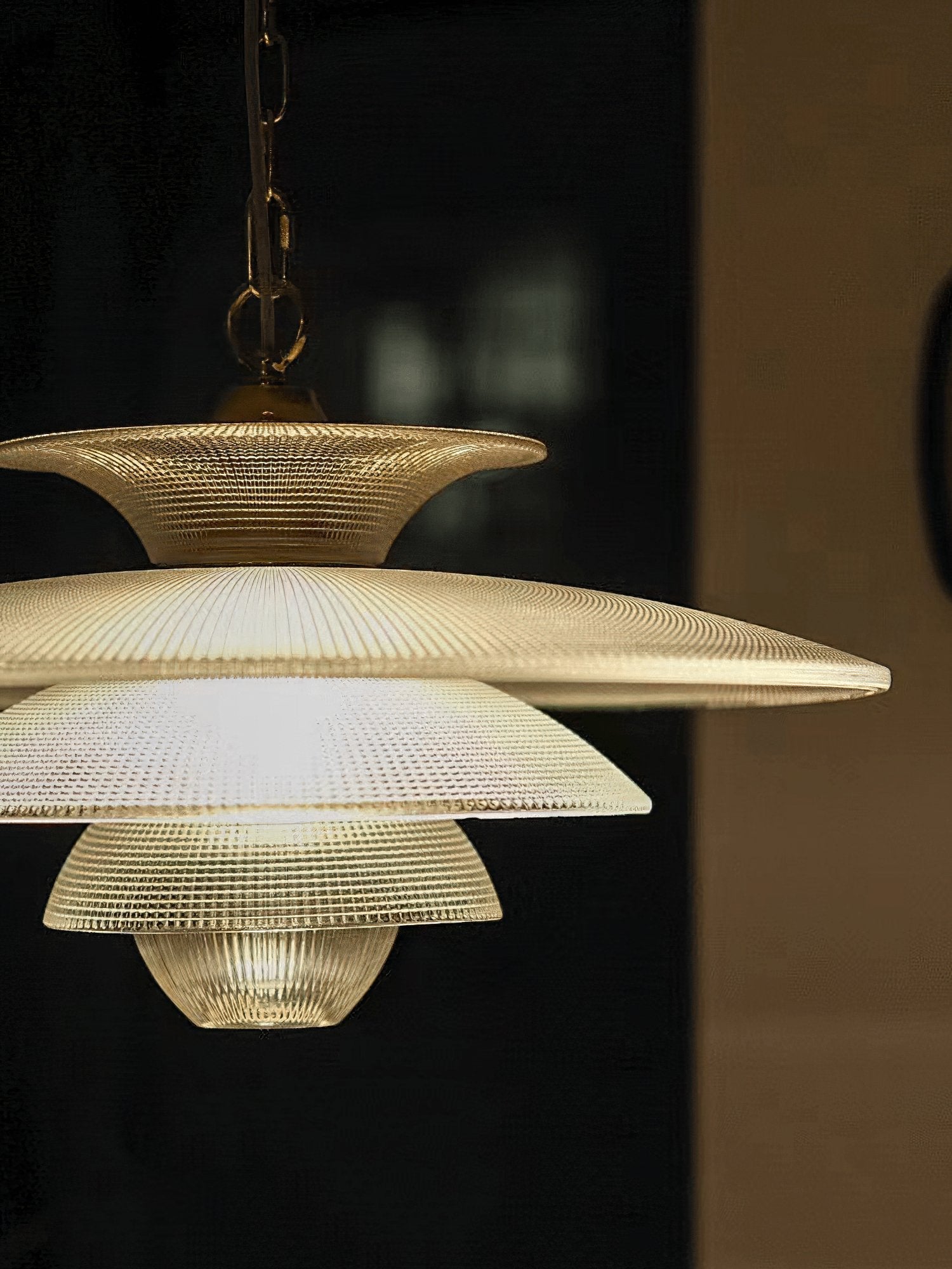 Grid Glass Pendant Light - Lamp Outdoor