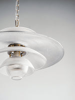 Grid Glass Pendant Light - Lamp Outdoor