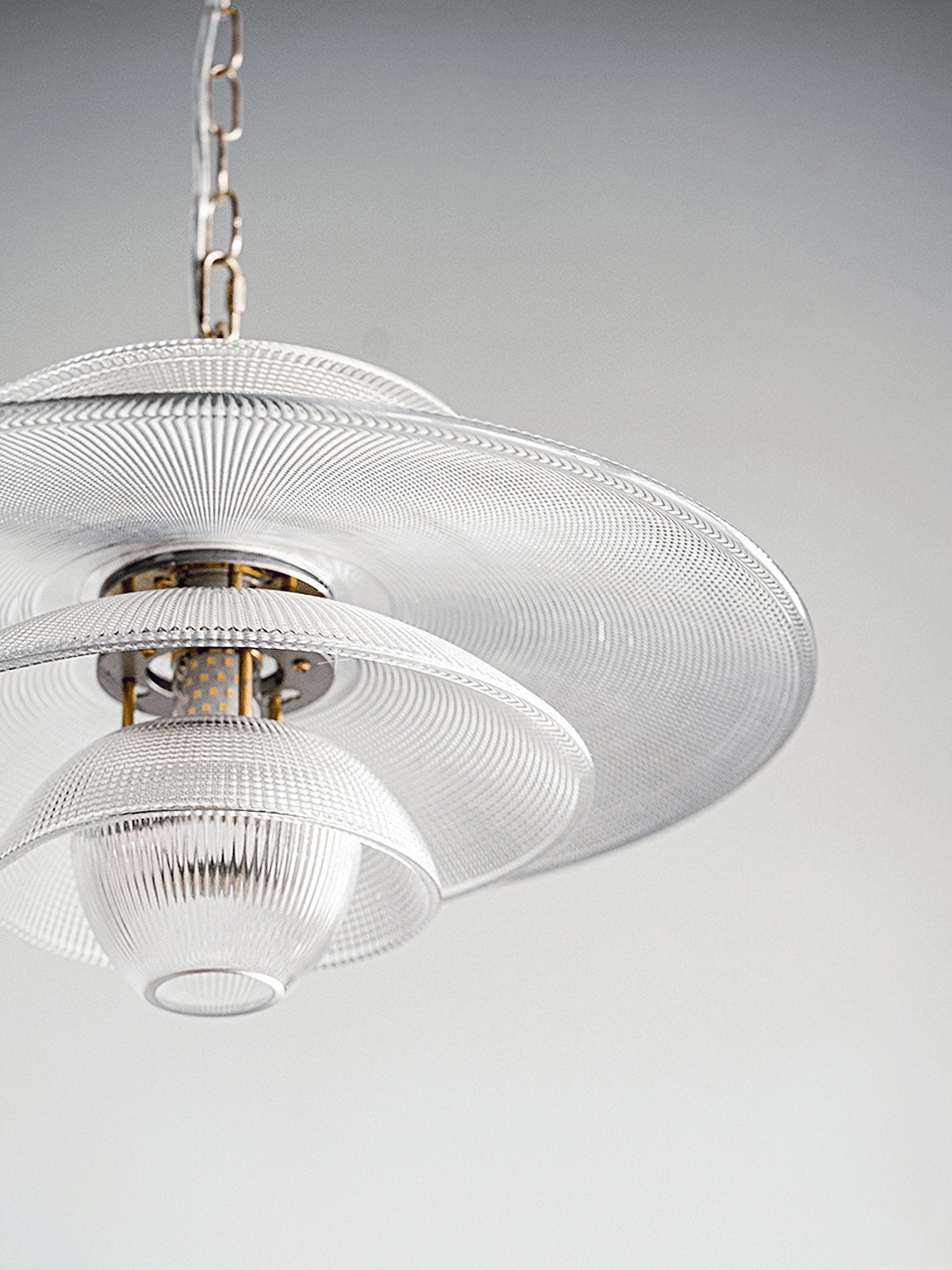 Grid Glass Pendant Light - Lamp Outdoor