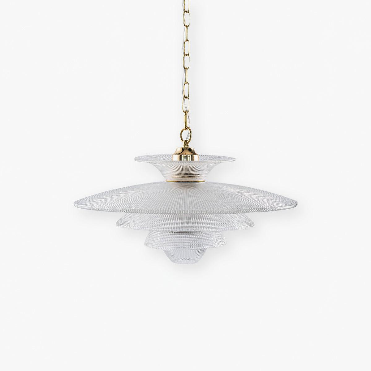 Grid Glass Pendant Light - Lamp Outdoor