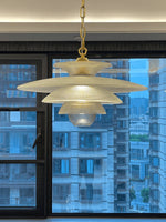 Grid Glass Pendant Light - Lamp Outdoor