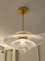 Grid Glass Pendant Light - Lamp Outdoor