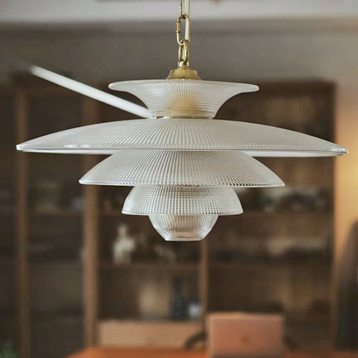 Grid Modern Glass Pendant Light