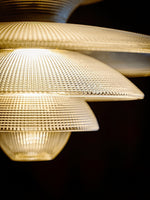 Grid Glass Pendant Light - Lamp Outdoor