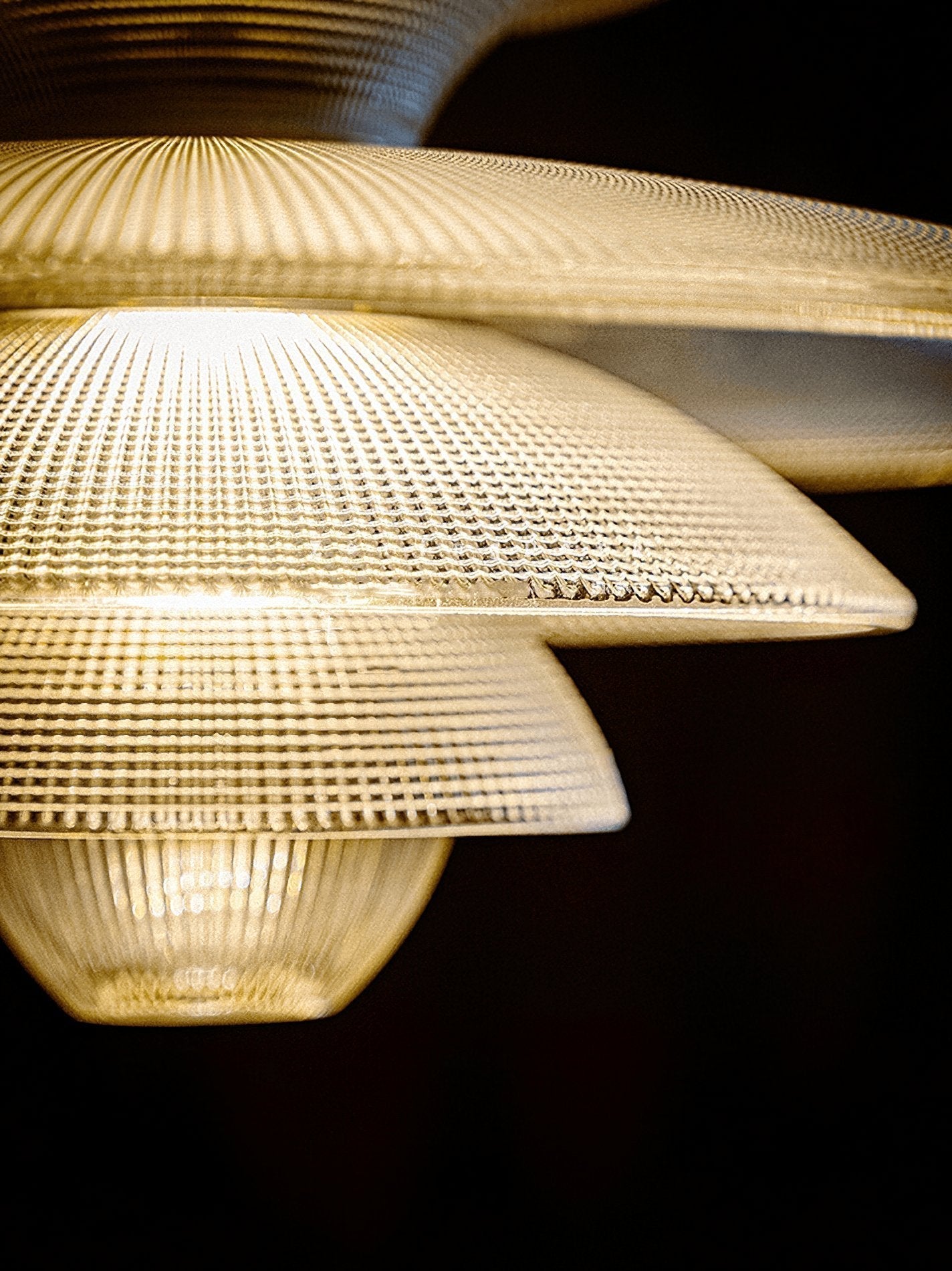 Grid Glass Pendant Light - Lamp Outdoor