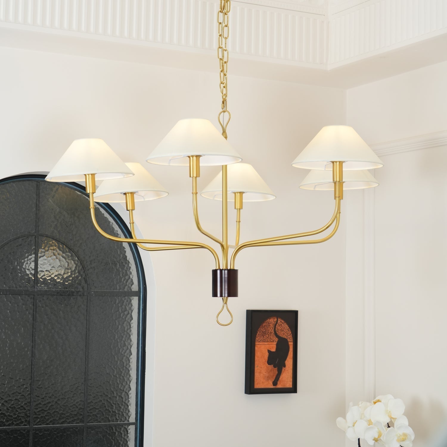 Regal Classic Brass Tail Chandelier - Lamp Outdoor