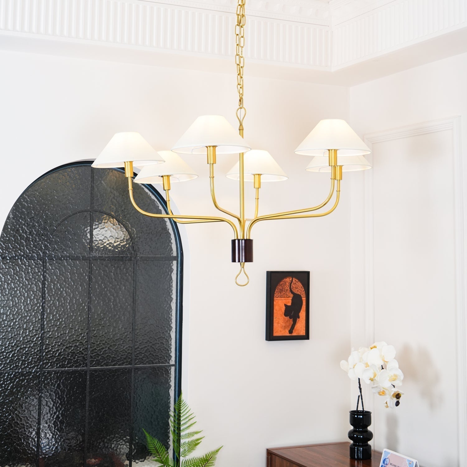 Regal Classic Brass Tail Chandelier - Lamp Outdoor