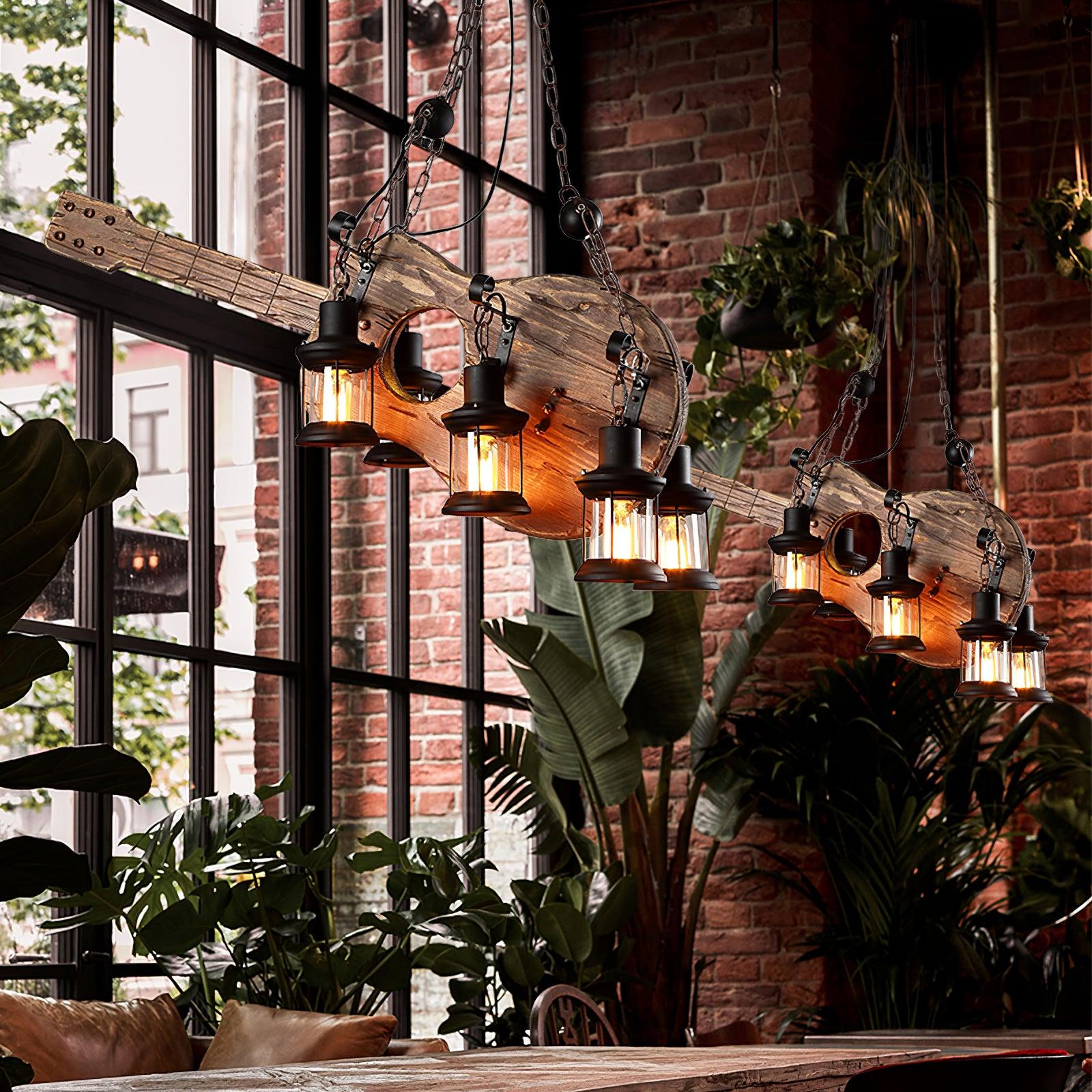 Guitar Pendant Light - Lamp Outdoor