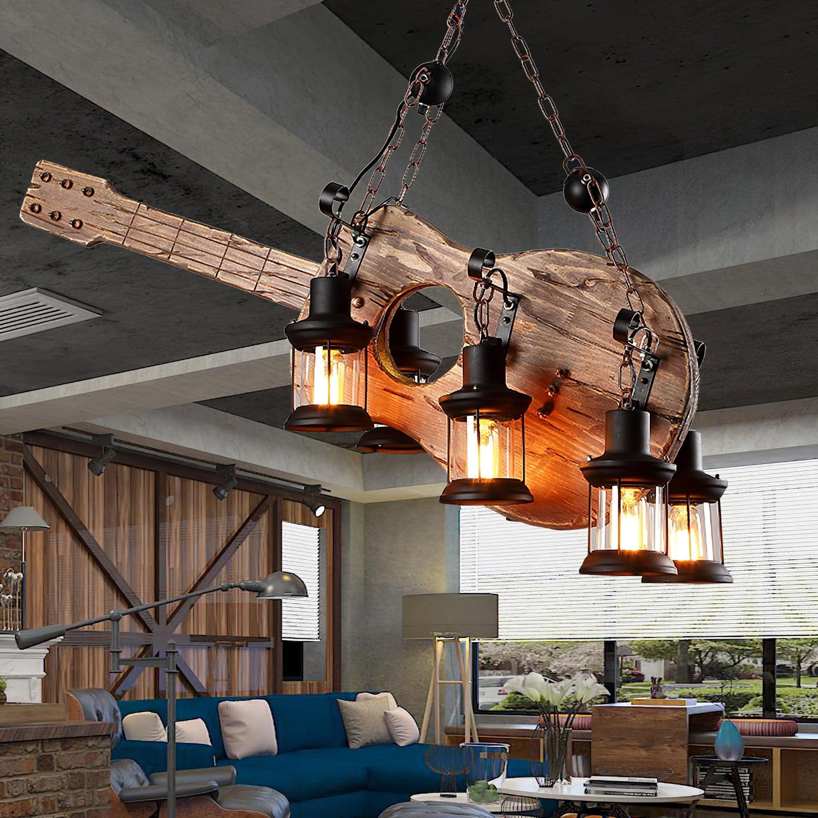 Guitar Pendant Light - Lamp Outdoor