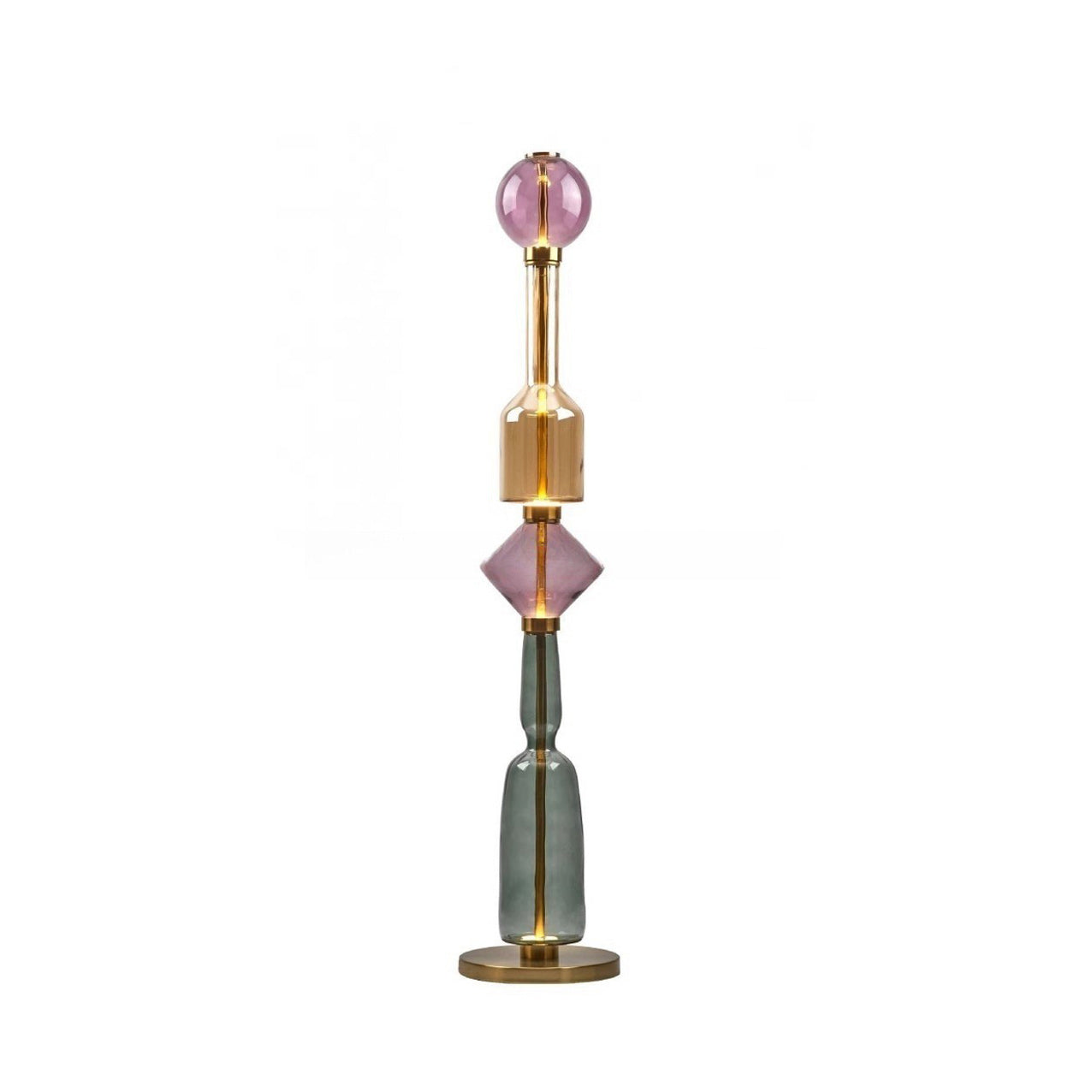 Gusto Modern Glass Floor Lamp