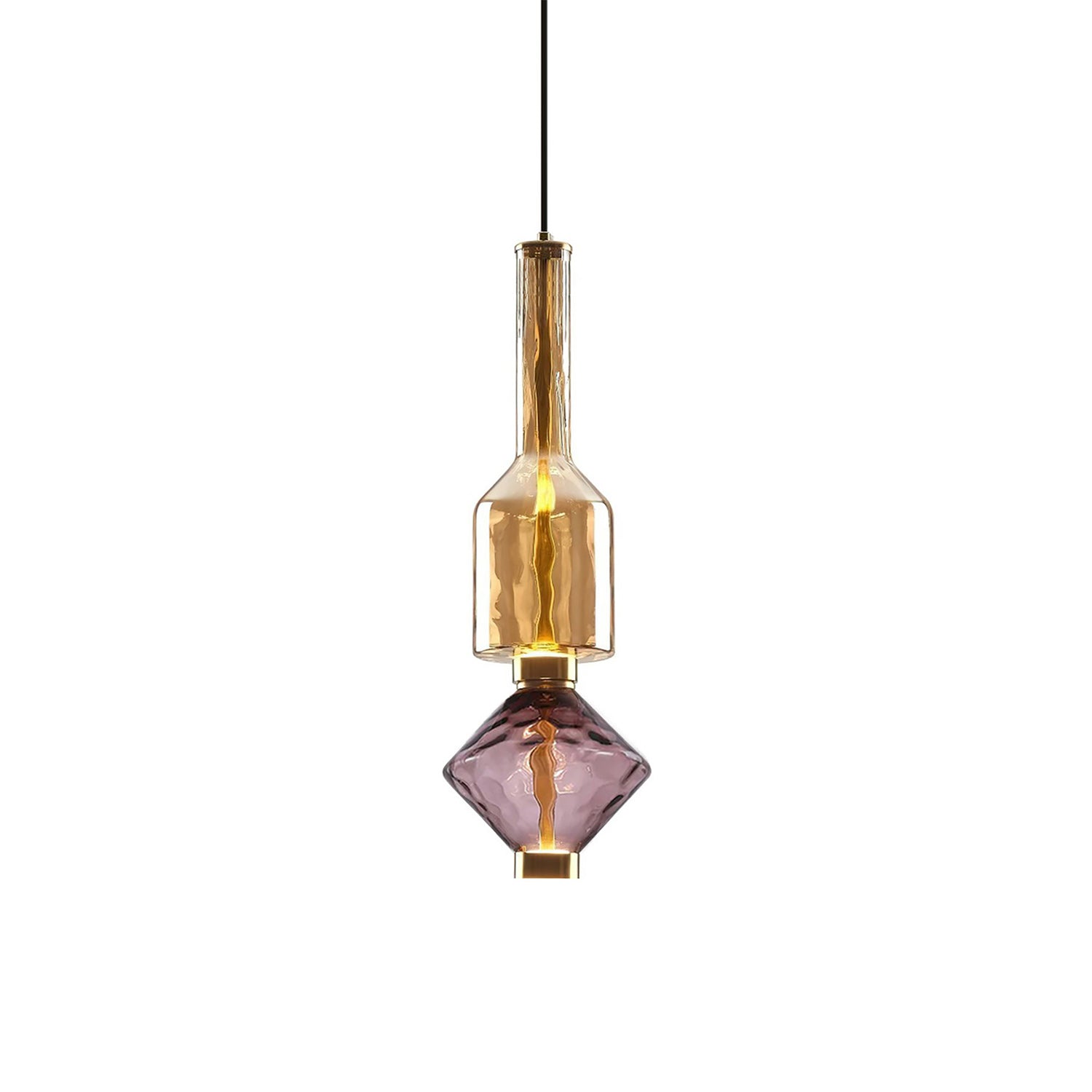 Gusto Modern Glass Pendant Light