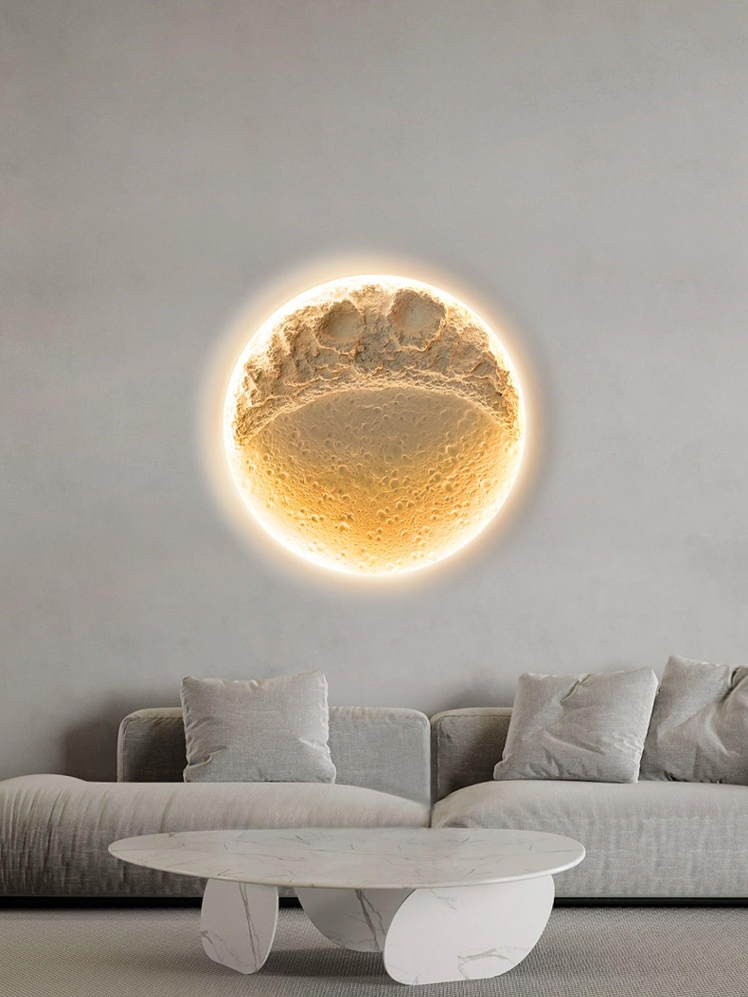 Gypsum Moon Wall Lamp - Lamp Outdoor