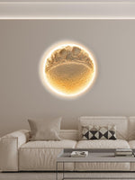 Gypsum Moon Wall Lamp - Lamp Outdoor