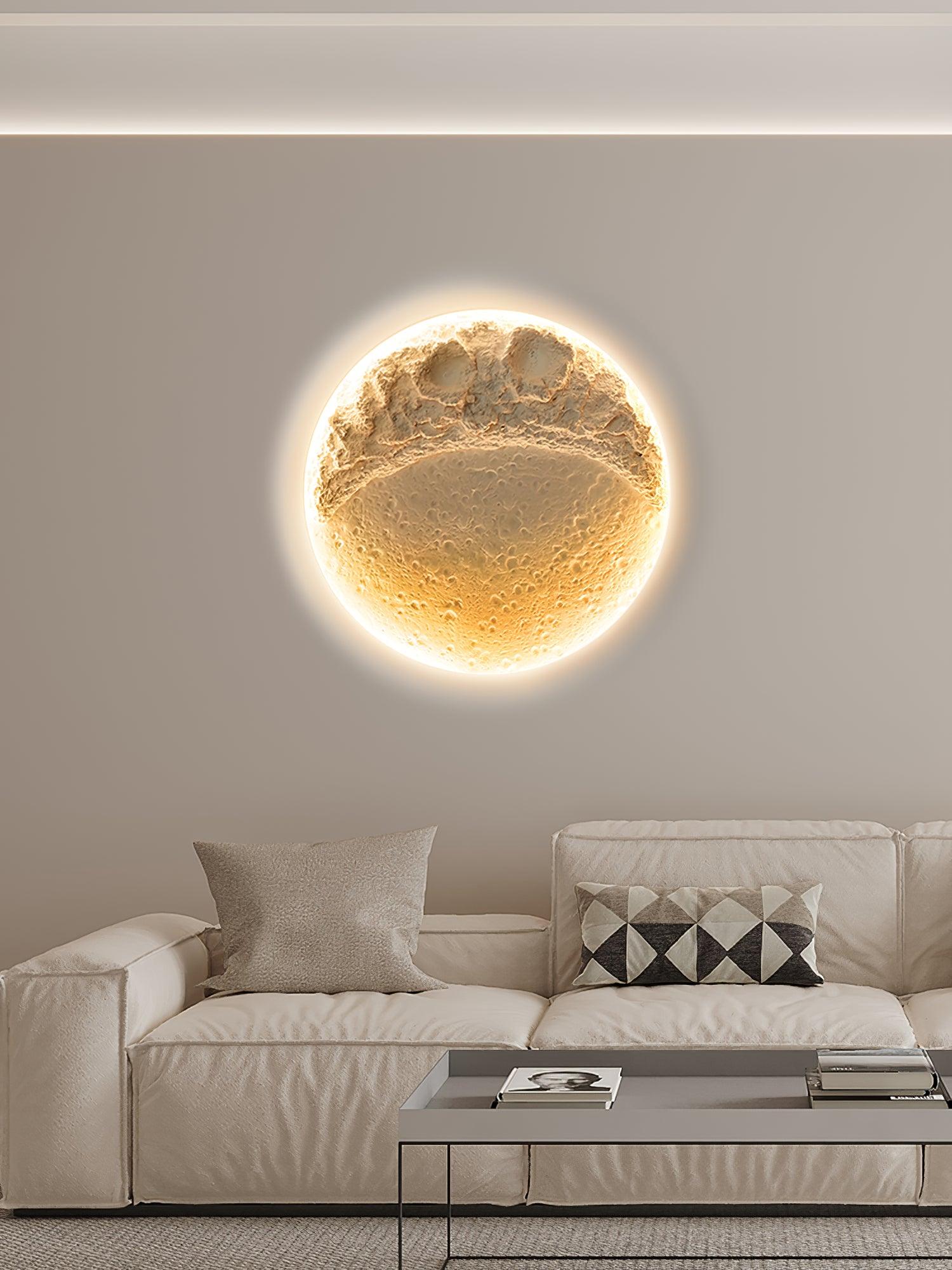 Gypsum Moon Wall Lamp - Lamp Outdoor
